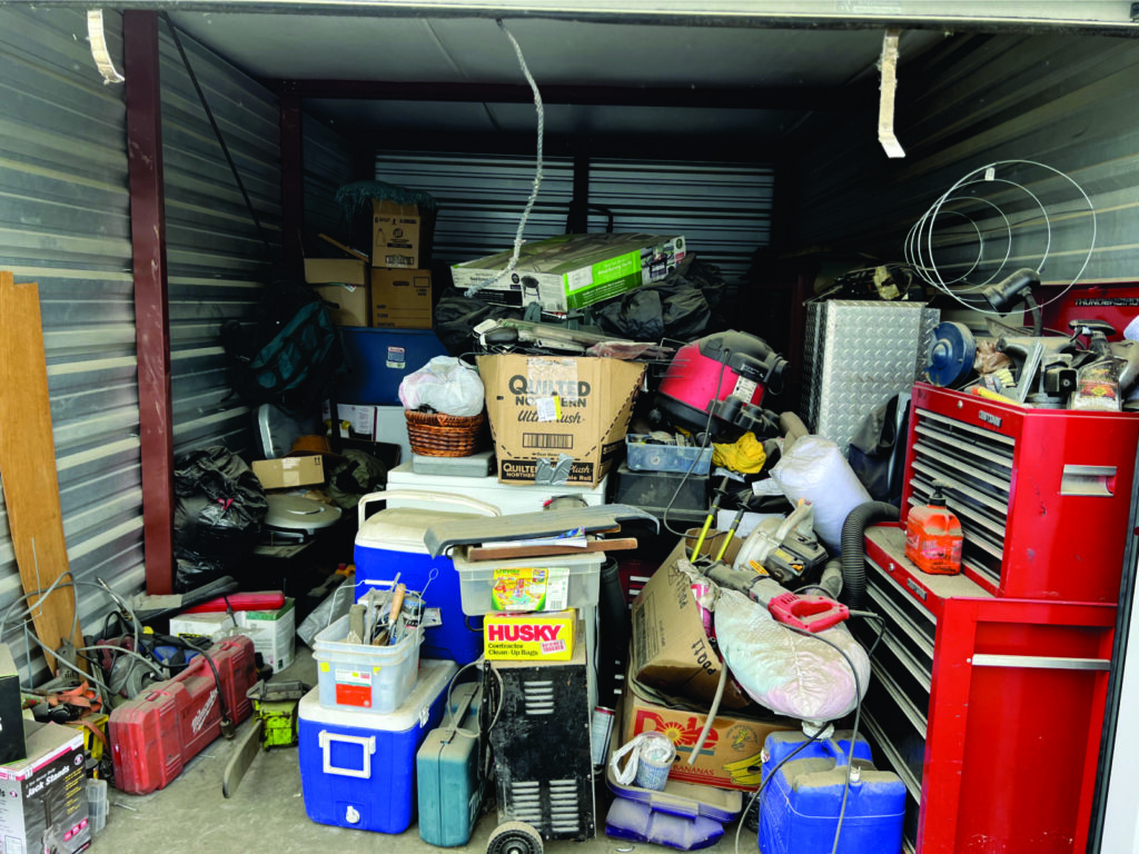 First Storage Unit Auction